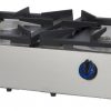 Piano cottura 2 fuochi gas