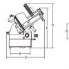 Affettatrice lama 30 cm automatica - immagine 2
