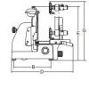 Affettatrice lama 35 cm