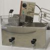Friggitrice elet. 8+8 litri con rubinetto - immagine 2