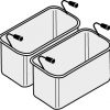 Cuocipasta doppio gas 40+40 litri cestelli inclusi TECNOINOX - immagine 2